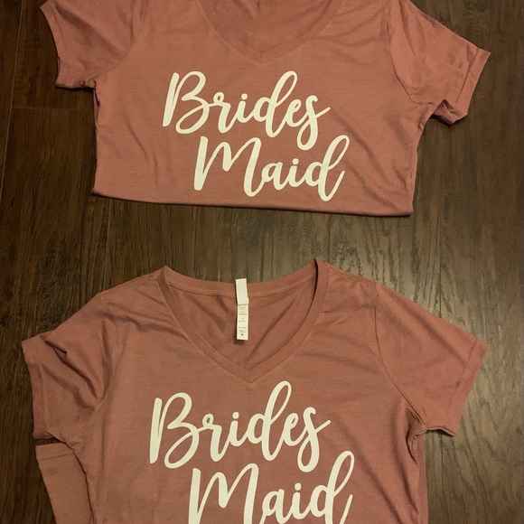 Bride & Bridesmaid T-Shirts - Picture 1 of 9